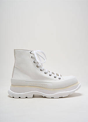 Adidași vârf rotund toc de 4 la 6 cm alb ALEXANDER MCQUEEN femeie