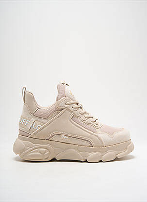 Adidași toc platformă toc de 4 la 6 cm bej BUFFALO femeie