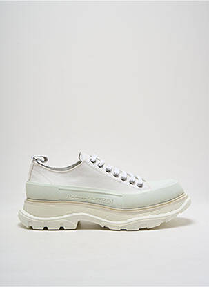Adidași vârf rotund toc de 4 la 6 cm alb ALEXANDER MCQUEEN femeie