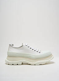 Adidași vârf rotund toc de 4 la 6 cm alb ALEXANDER MCQUEEN femeie