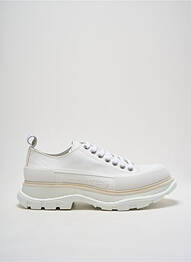 Adidași vârf rotund toc de 4 la 6 cm alb ALEXANDER MCQUEEN femeie
