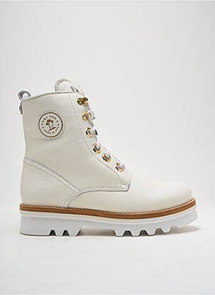 Botine/Ghete alb PANAMA JACK femeie