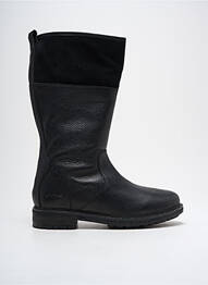 Cizme țesătură satinată toc de 4 la 6 cm negru KICKERS femme