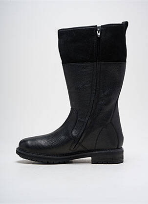 Cizme țesătură satinată toc de 4 la 6 cm negru KICKERS femeie