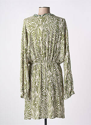 Rochie scurtă mâneci lungi mâneci lungi verde CHERRY PARIS femeie