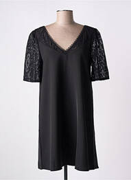 Rochie scurtă mâneci scurte mâneci scurte negru GRACE & MILA femeie