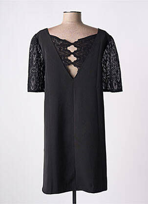 Rochie scurtă mâneci scurte mâneci scurte negru GRACE & MILA femeie