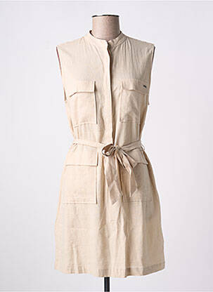 Rochie scurtă bej PEPE JEANS femeie