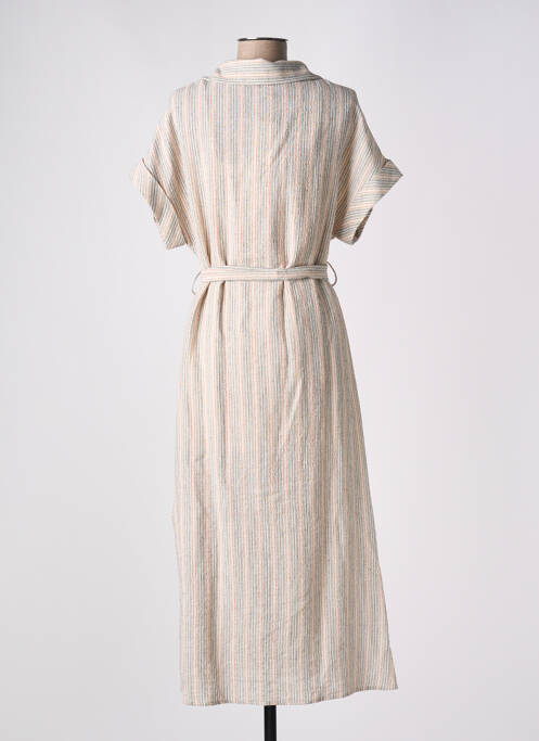 Rochie lungă mâneci scurte mâneci scurte bej RUE MAZARINE femme