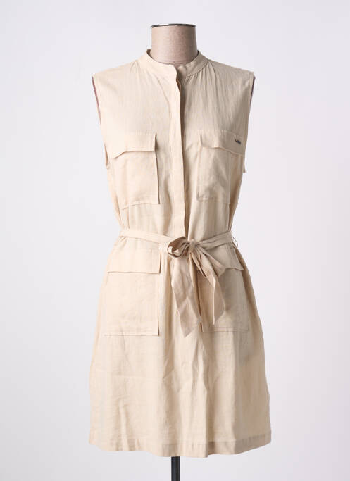 Rochie scurtă bej PEPE JEANS femeie