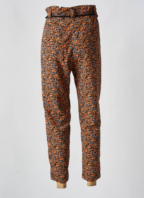 Pantalon drept portocaliu RUE MAZARINE femeie