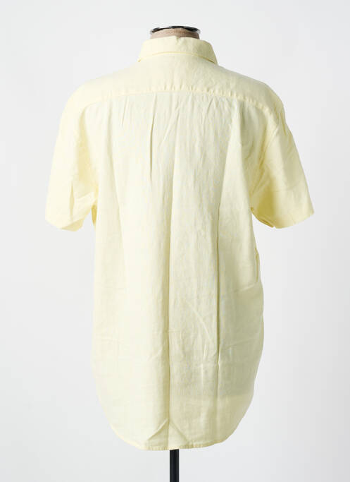 Cămașă cu mâneci scurte galben SOLID bărbat