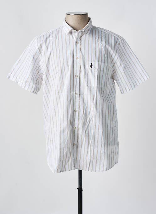 Cămașă cu mâneci scurte alb MCS bărbat