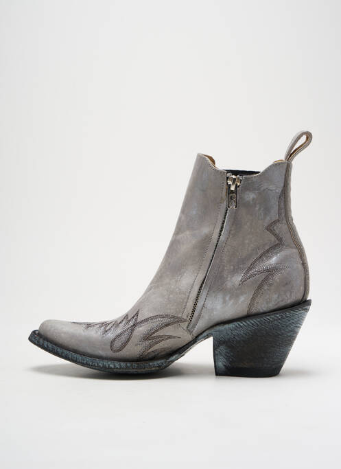 Botine/Ghete argintiu MEXICANA femeie