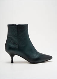 Botine/ghete material neted toc de 4 la 6 cm verde STRATEGIA femeie