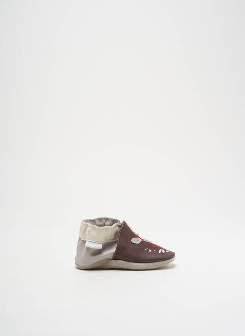 Papuci/Pantofi de casă maro ROBEEZ băiat