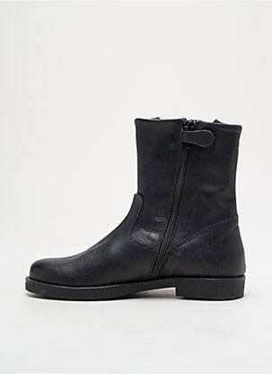 Botine/ghete material neted toc mic negru STONES AND BONES fată