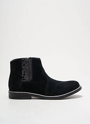 Botine/ghete nubuc toc mic negru INTREPIDES PAR BABYBOTTE fată