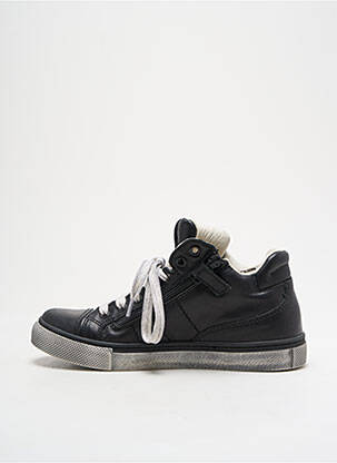 Adidași țesătură satinată vârf rotund negru STONES AND BONES băiat