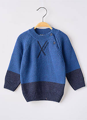 Pulover albastru MONNA ROSA fată