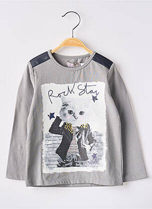 Tricou gri BOBOLI fată