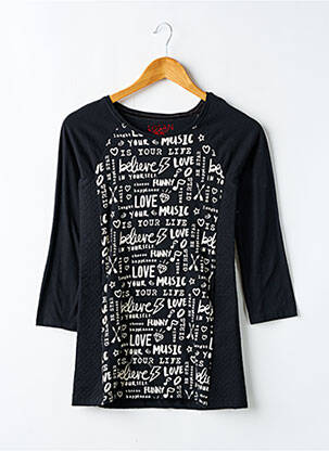 Rochie midi negru LOSAN fată