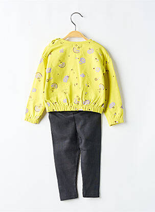 Set pantaloni tip de tricou galben BABY BOL fată