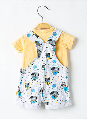 Set pantaloni guler rotund gri BABY BOL băiat