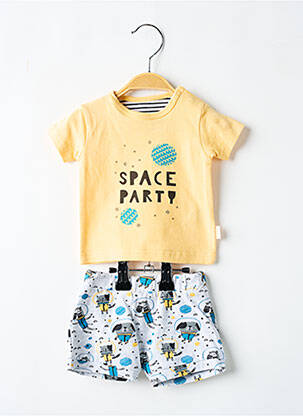 Set șort portocaliu BABY BOL băiat