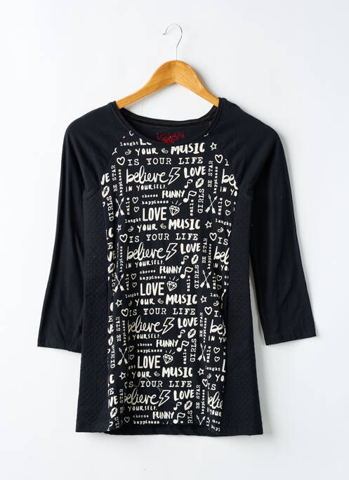 Rochie midi negru LOSAN fată