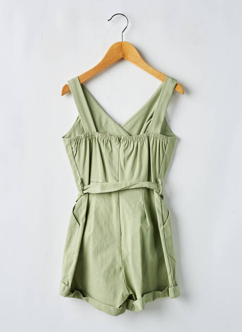 Salopetă scurtă verde G66 fată