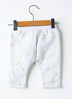 Pantalon drept mărime normală talie elastică gri GLOOP fată