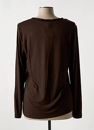 Tricou mâneci lungi mâneci lungi maro BASLER femeie