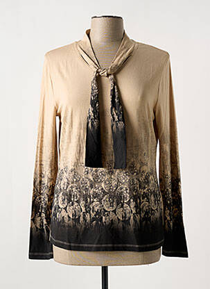 Tricou bej BASLER femeie