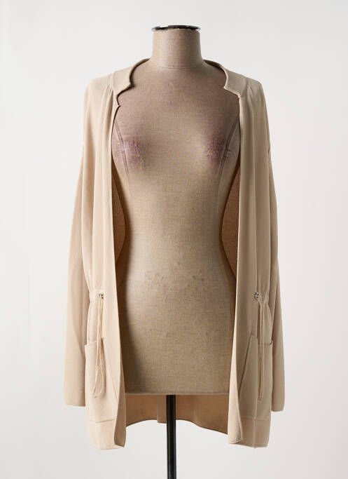 Vestă cu mâneci lungi bej WNT COLLECTION femeie