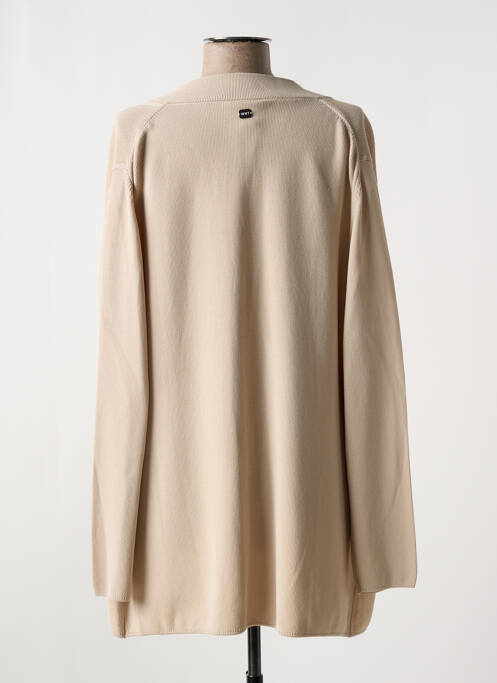 Vestă cu mâneci lungi bej WNT COLLECTION femeie