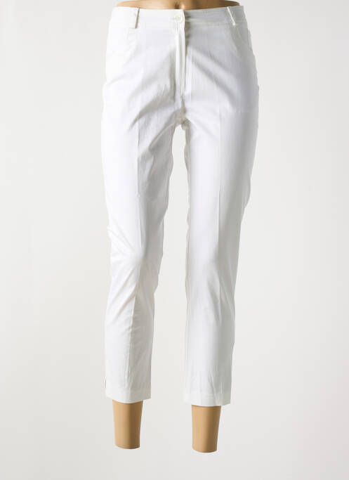 Pantalon trei sferturi alb ANNE KELLY femeie