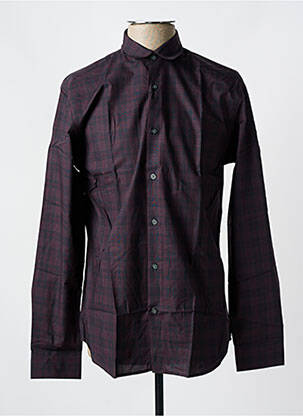 Cămașă cu mâneci lungi violet SELECTED bărbat