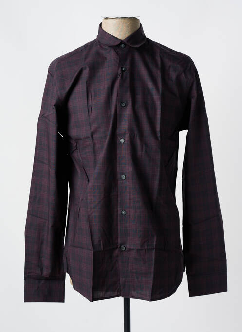 Cămașă cu mâneci lungi violet SELECTED bărbat