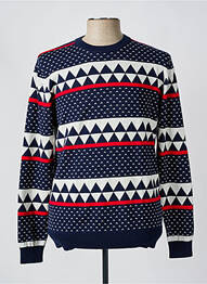 Pulover elasticitate mâneci lungi albastru SCOTCH & SODA bărbat
