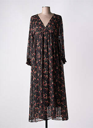 Rochie lungă negru VINTAGE LOVE femeie