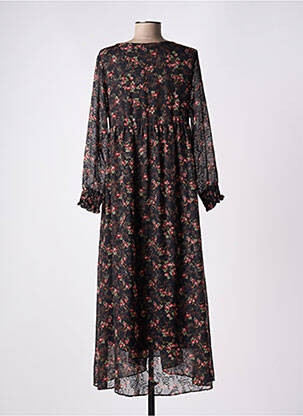 Rochie lungă mâneci lungi mâneci lungi negru VINTAGE LOVE femeie