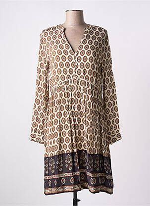 Rochie midi bej STELLA FOREST femeie