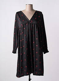 Rochie scurtă mâneci lungi mâneci lungi negru VINTAGE LOVE femeie