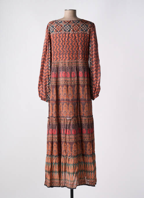 Rochie lungă portocaliu MAISON HOTEL femeie