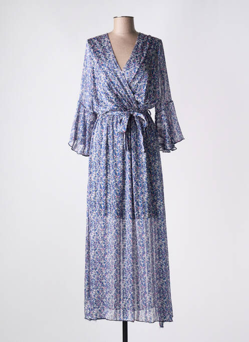 Rochie lungă albastru LES PETITES FLEURS femeie