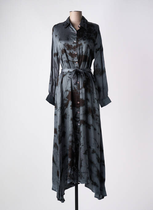 Rochie lungă gri MAISON HOTEL femeie