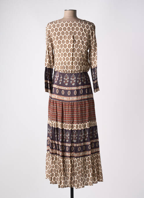 Rochie lungă bej STELLA FOREST femeie