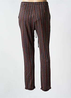 Pantalon 7/8 talie elastică mărime normală maro STELLA FOREST bărbat
