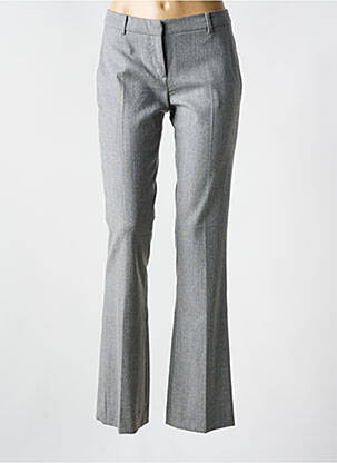 Pantalon evazat închidere cu fermoar sub clapetă cu cârlig talie joasă gri TOMMY HILFIGER femeie